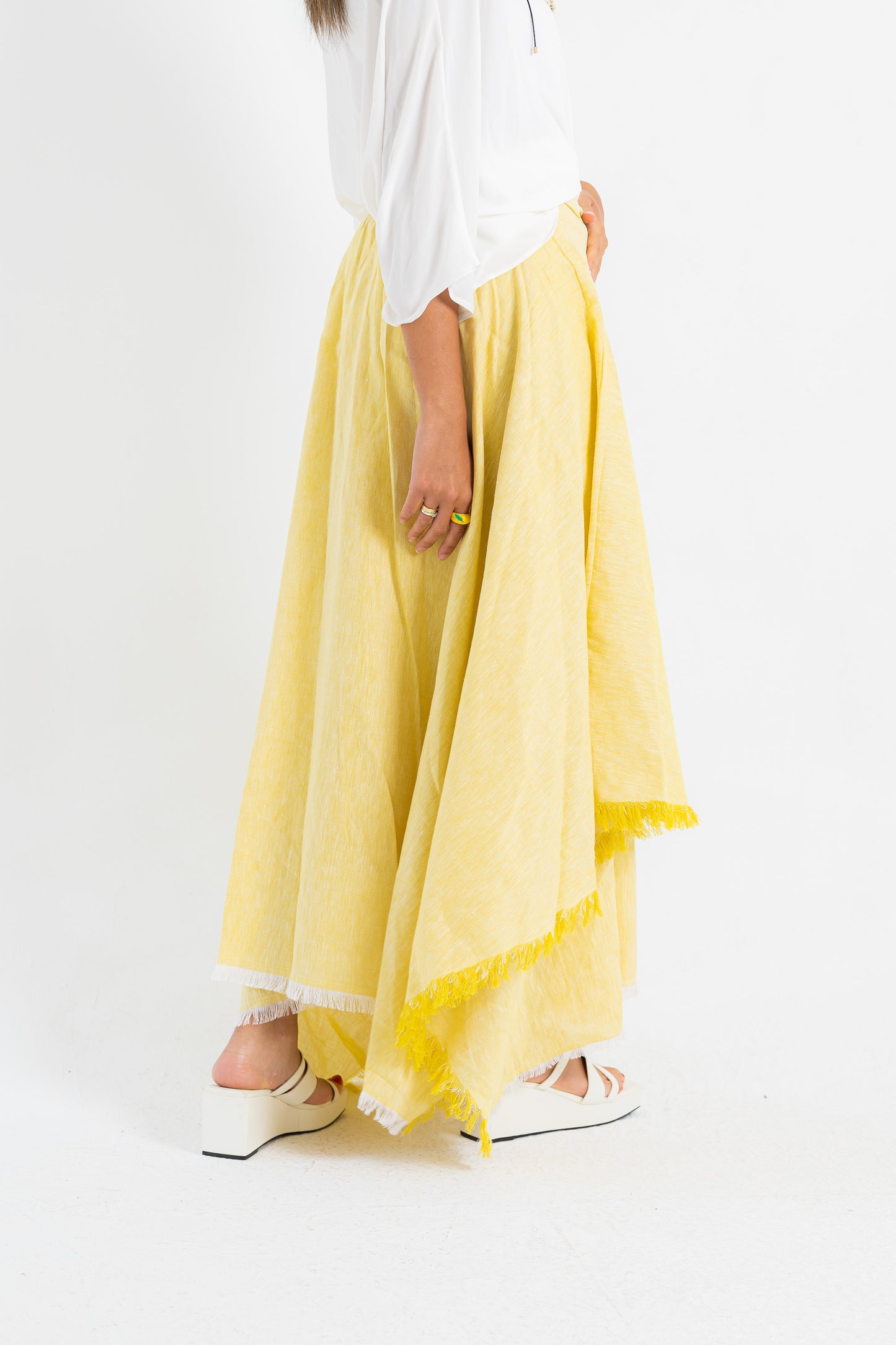 linen skirt