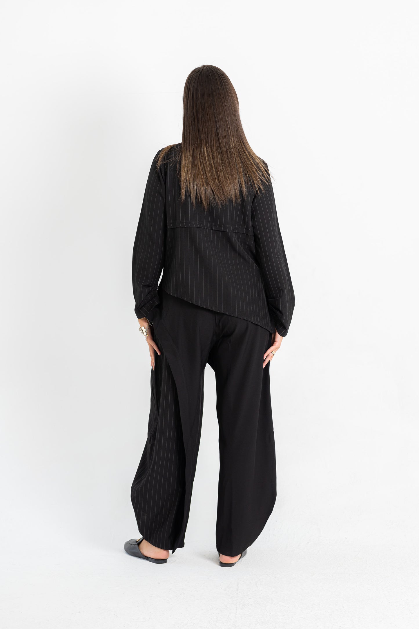 Split Stripe Pants