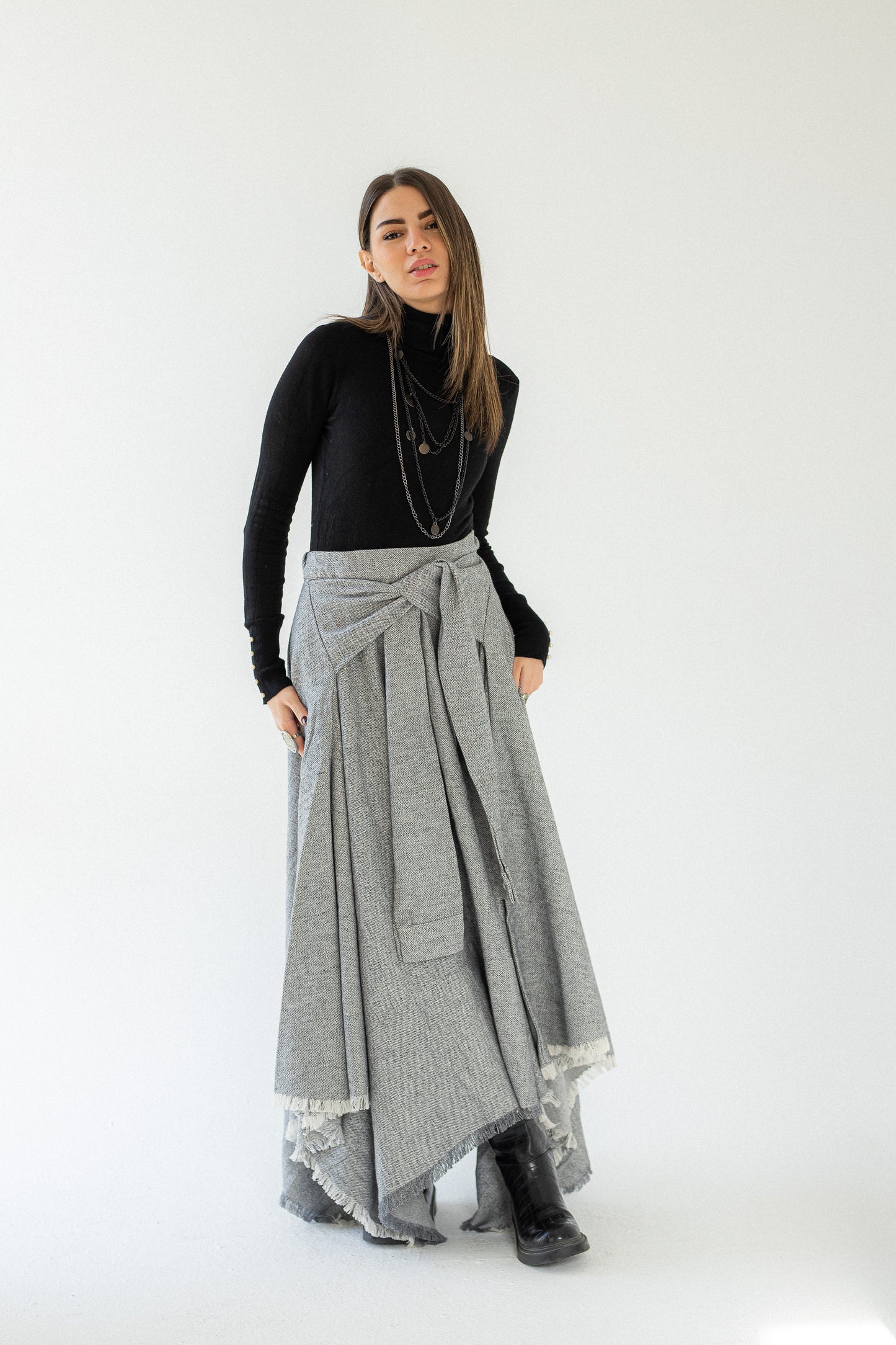 The Twisted Wrap skirt