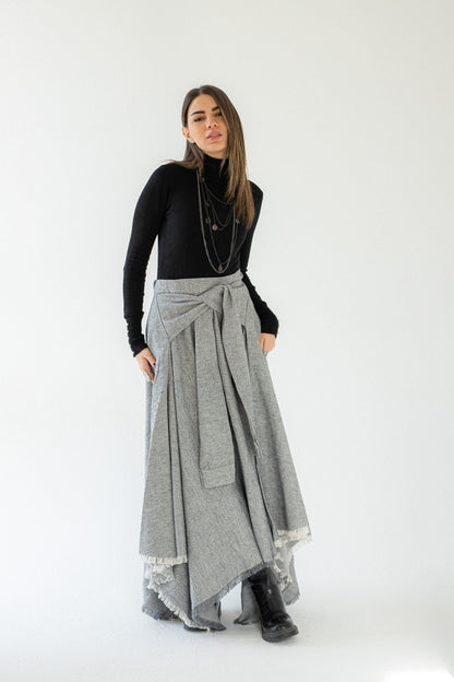 The Twisted Wrap skirt