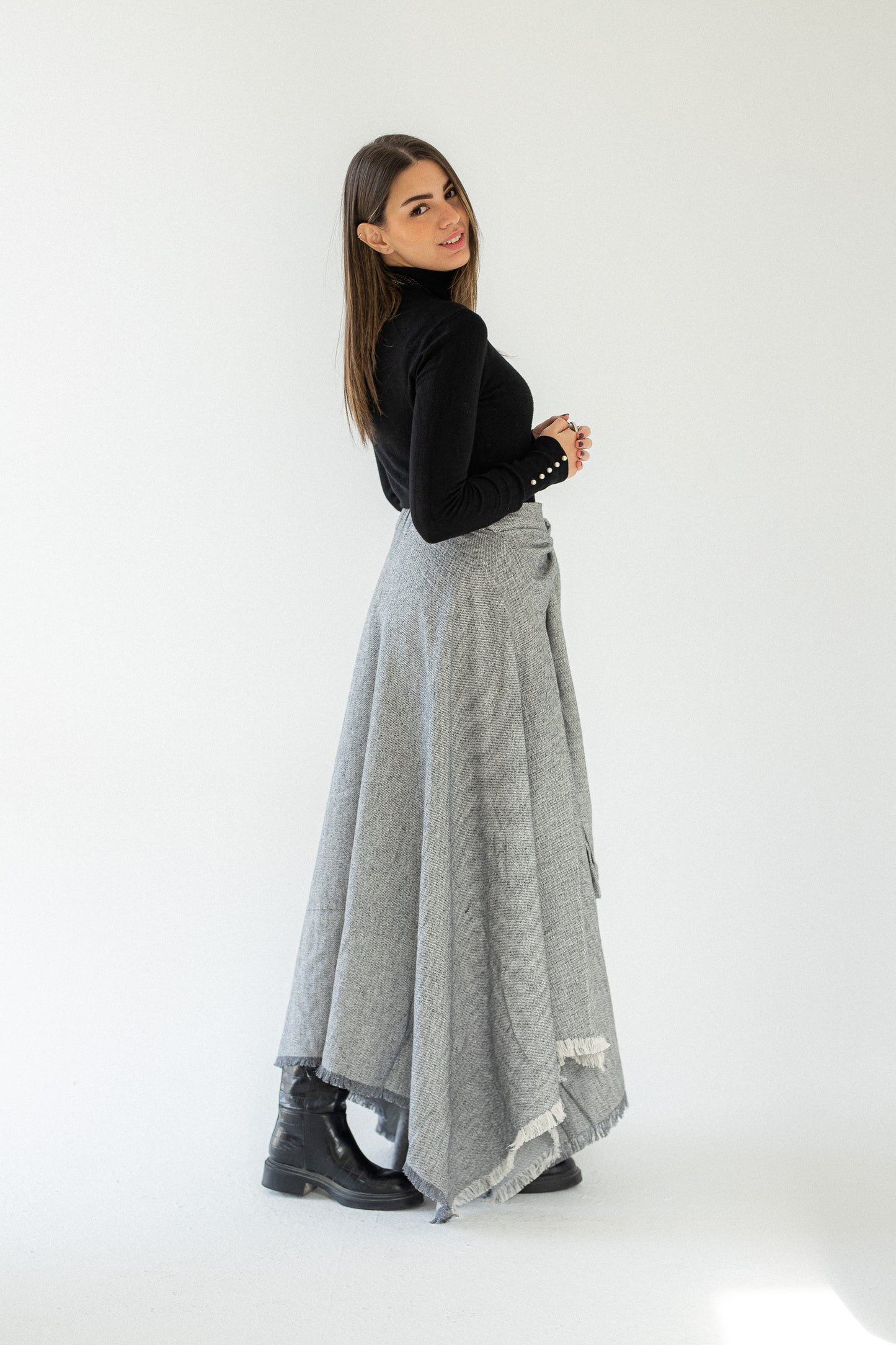 The Twisted Wrap skirt