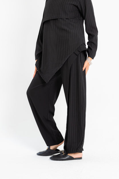 Split Stripe Pants