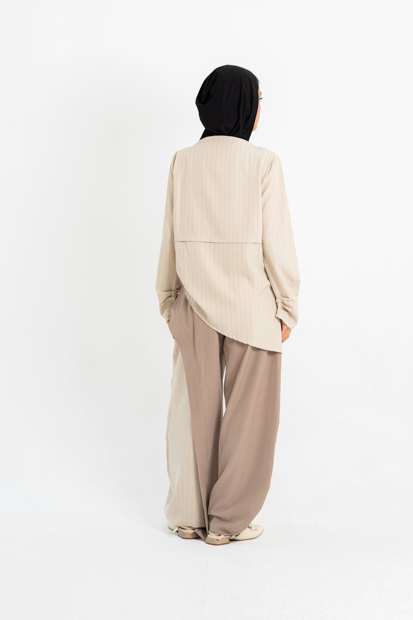 Flowline stripped Blouse