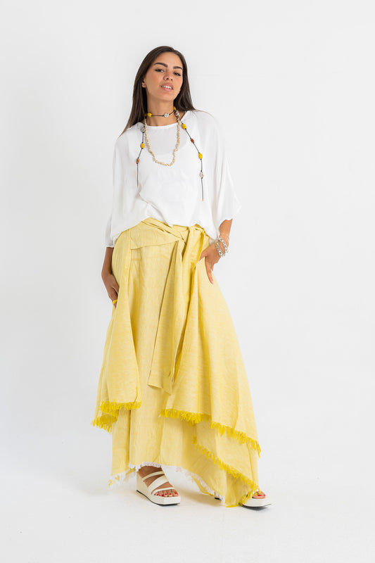 linen skirt