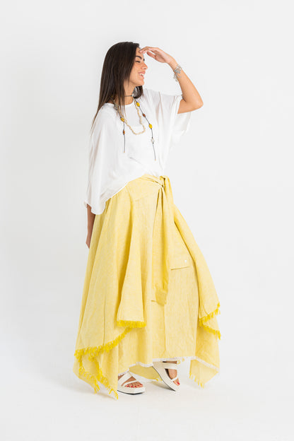 linen skirt