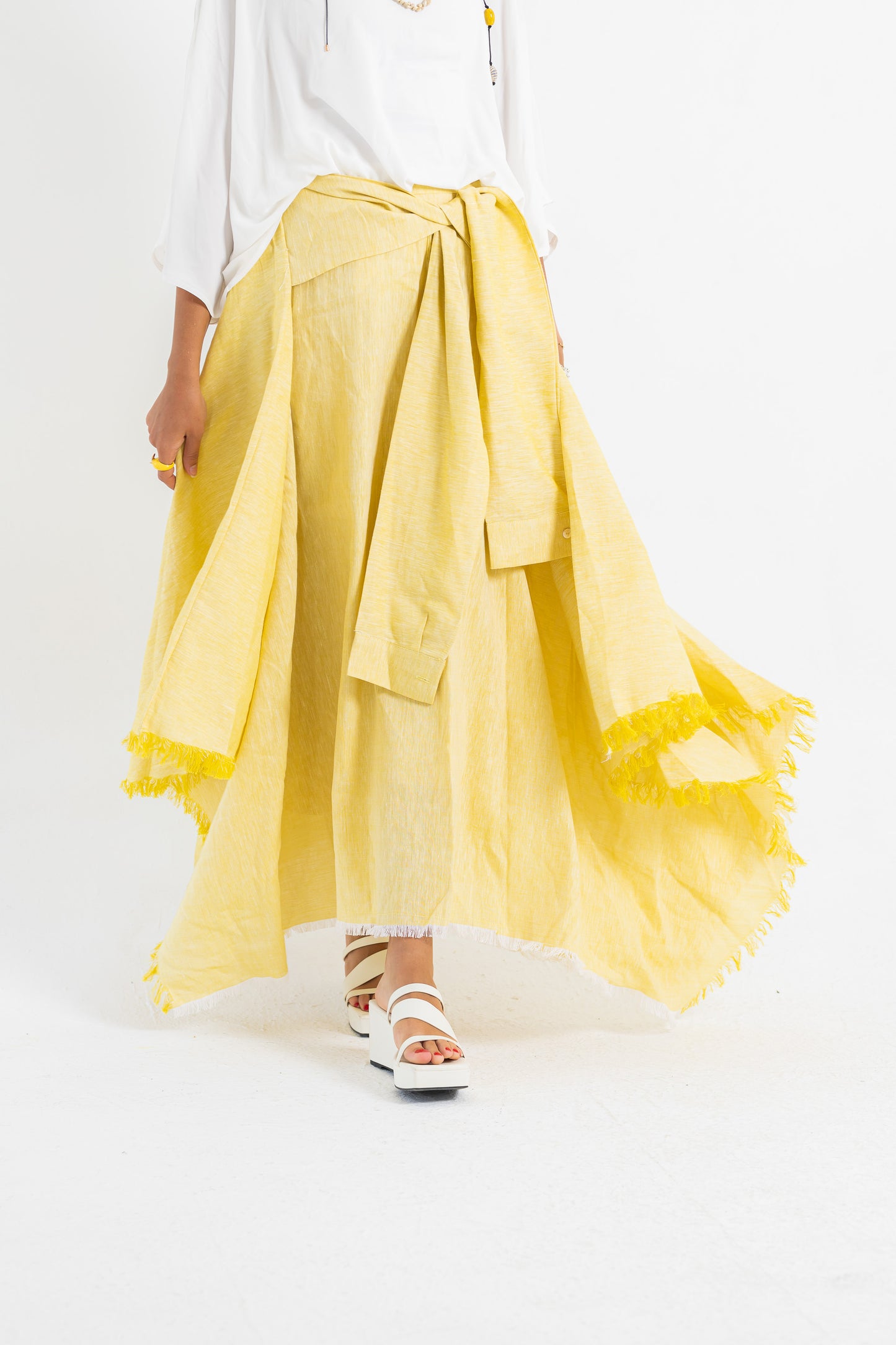 linen skirt