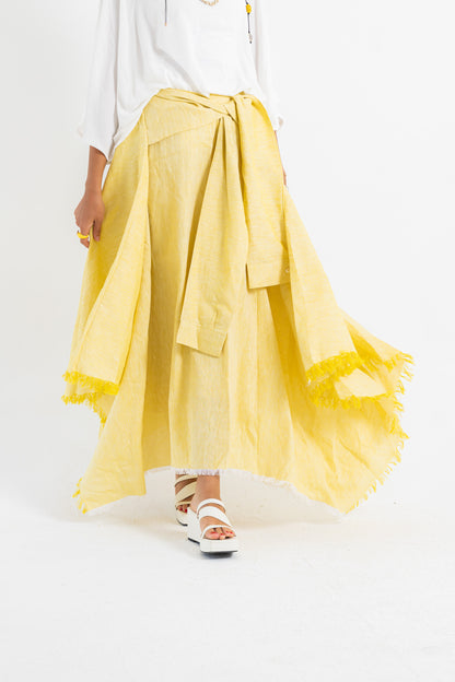 linen skirt