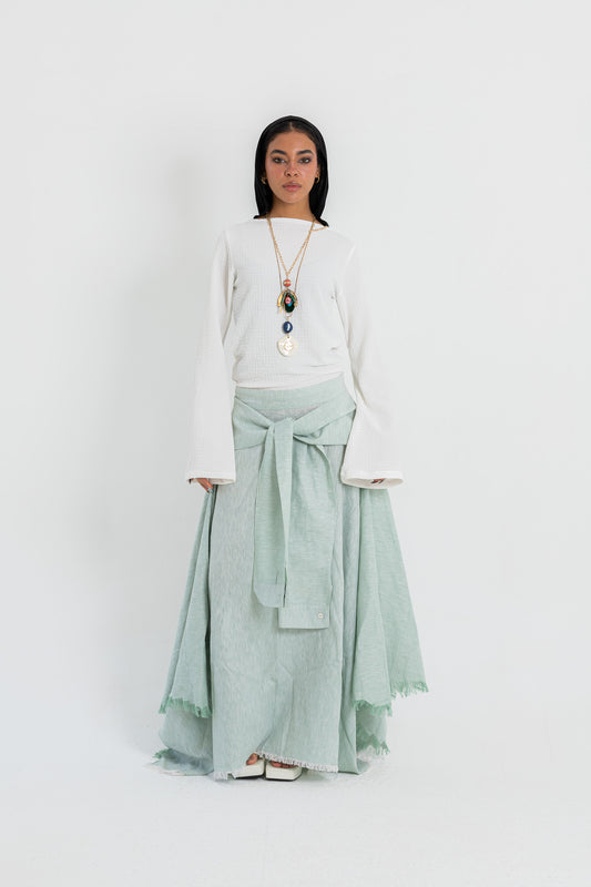 linen skirt