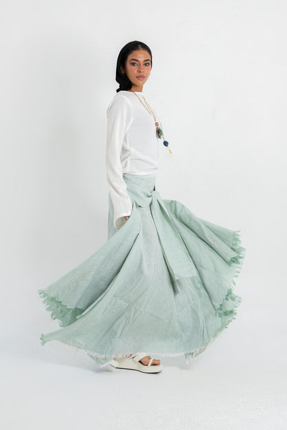 linen skirt