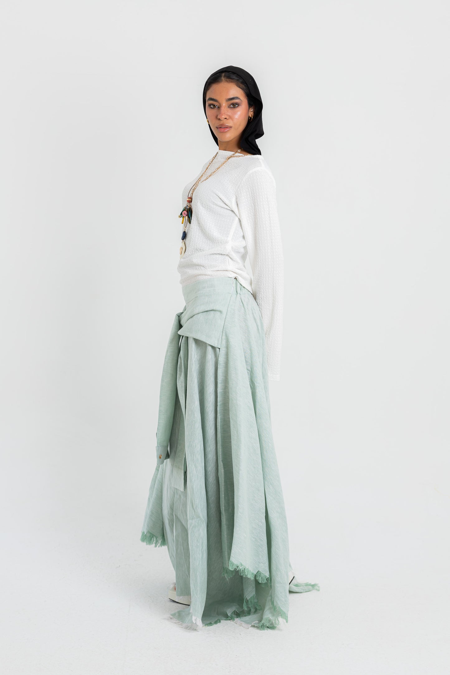 linen skirt