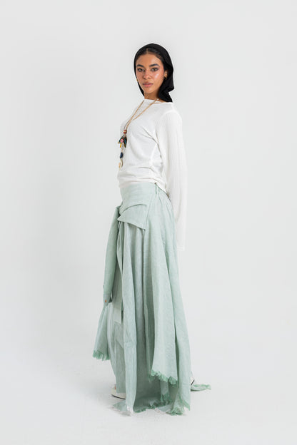 linen skirt