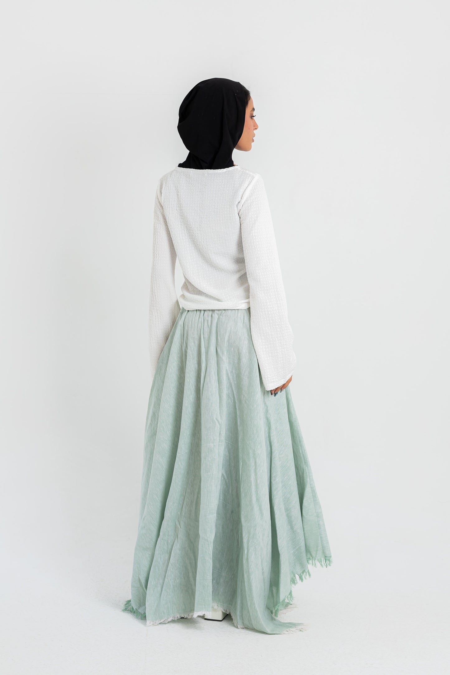 linen skirt
