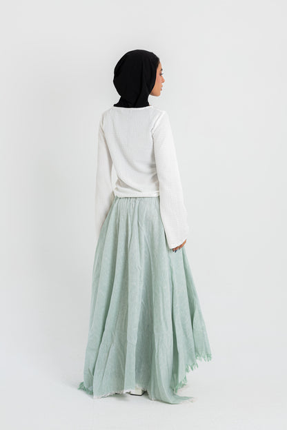 linen skirt