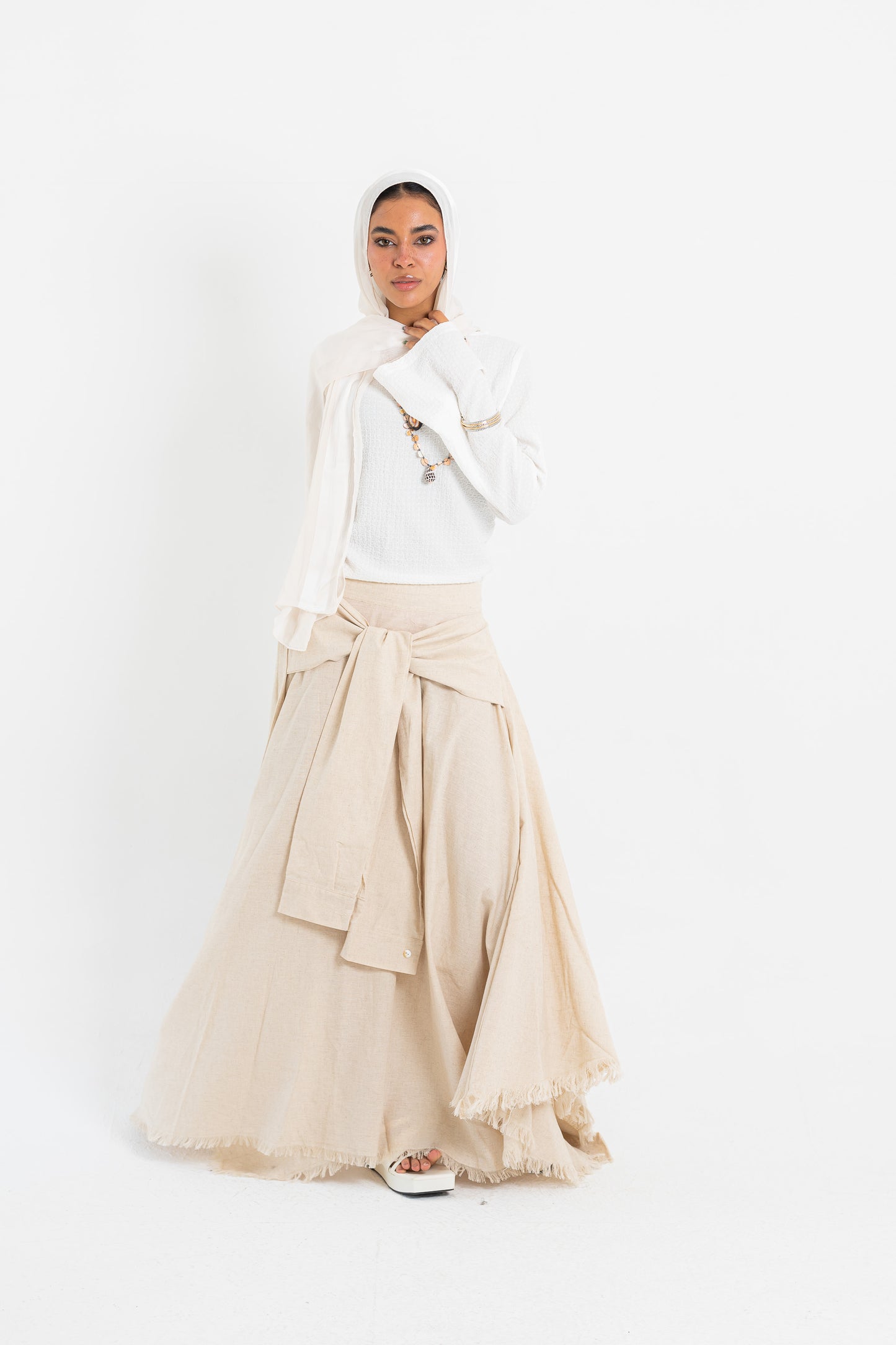 linen skirt