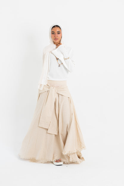 linen skirt