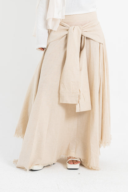 linen skirt