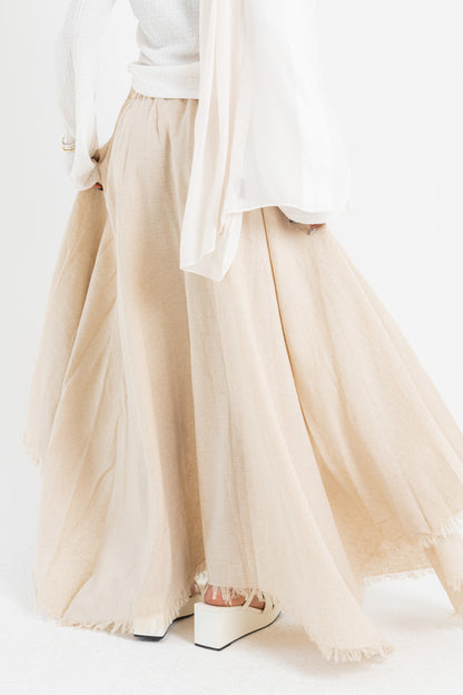 linen skirt