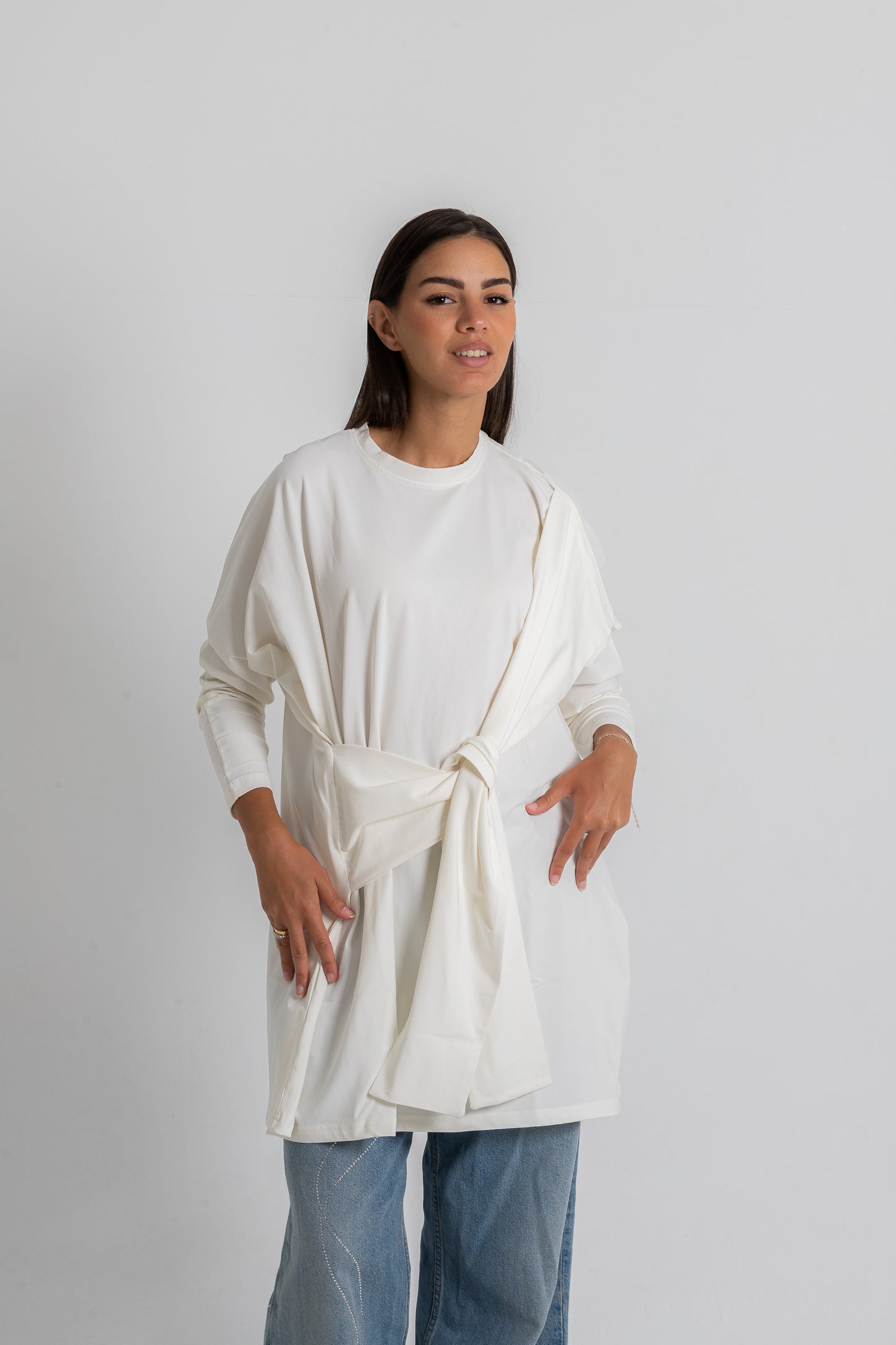 Shoulder Tie Tee