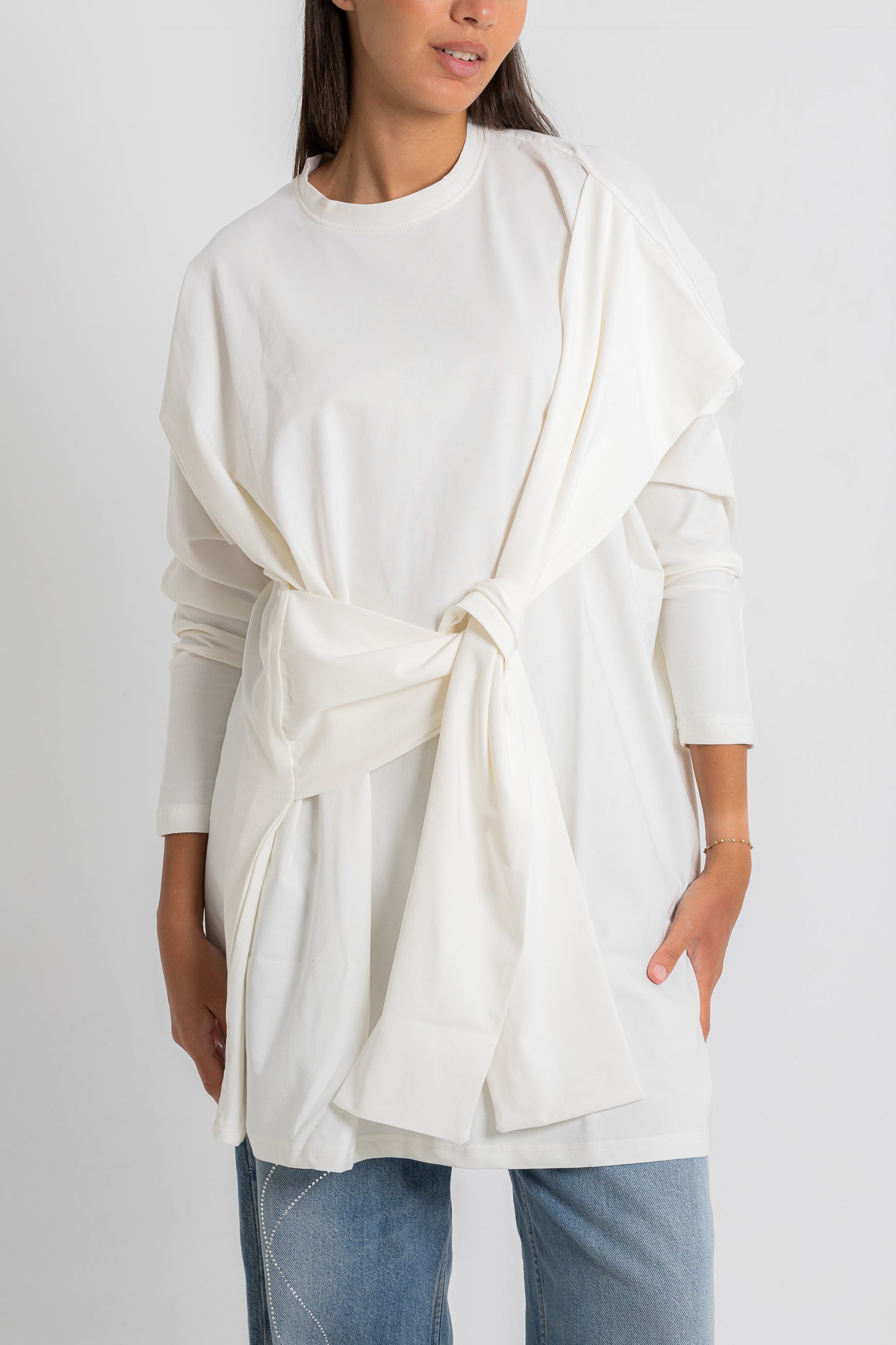 Shoulder Tie Tee