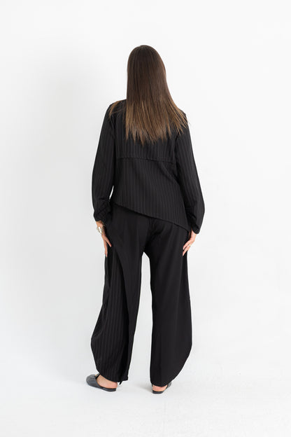 Split Stripe Pants